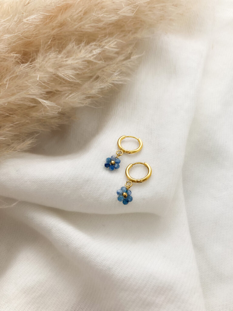 Créoles MARIE Lapis lazuli
