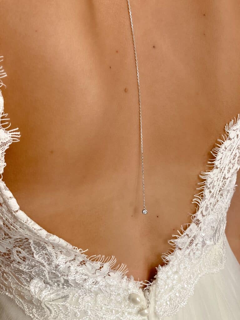 Collier de dos FRANCE Argent