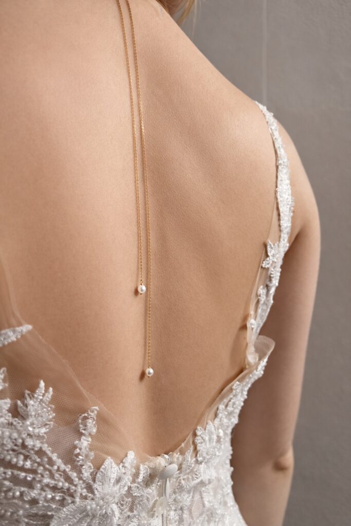 Collier de dos CLAIRE Doré