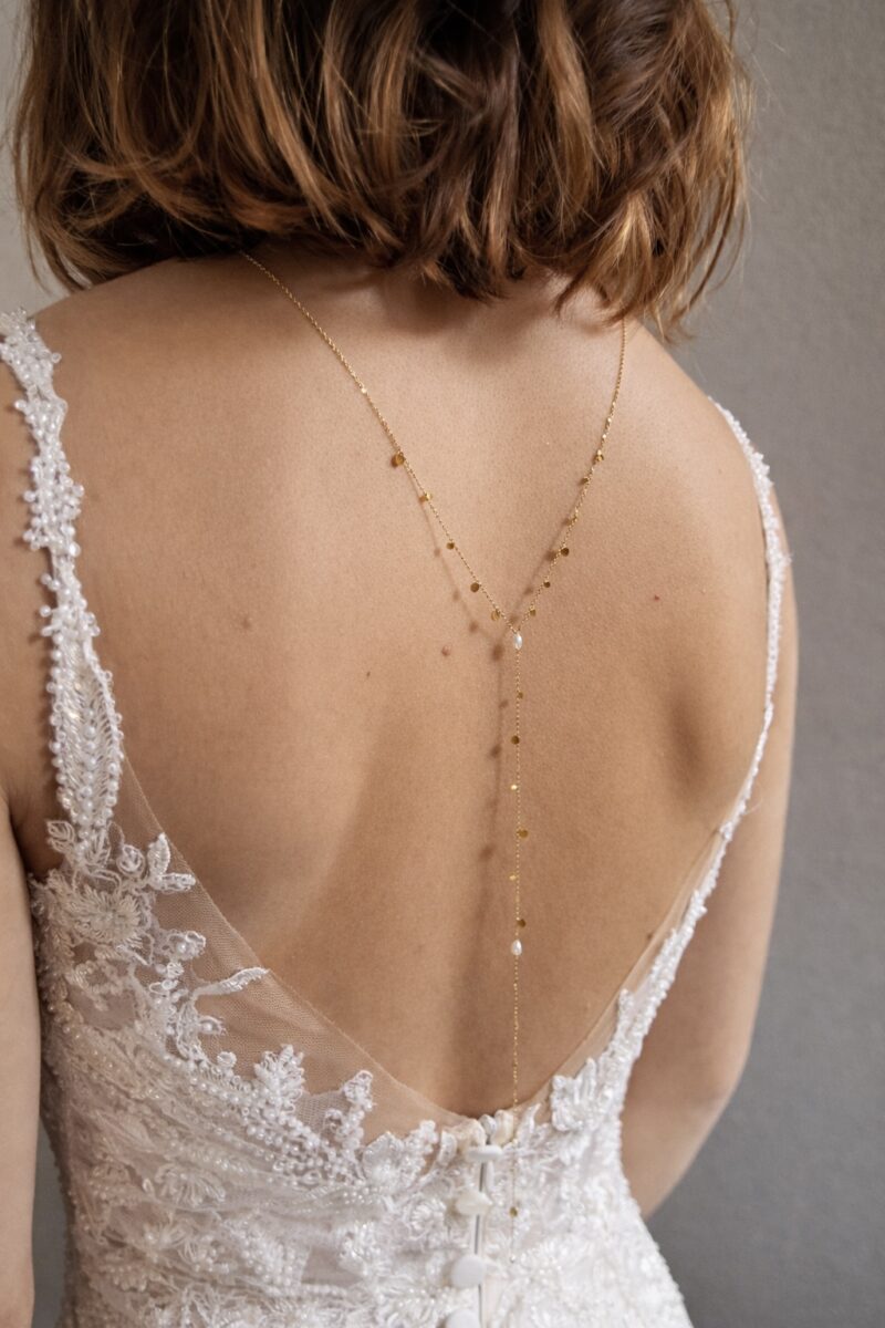 Collier de dos BELLE Doré