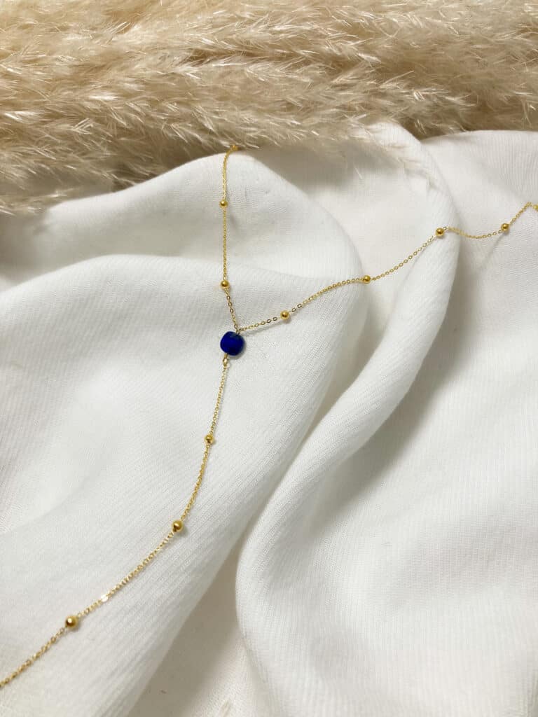 Collier CAROLE Lapis lazuli
