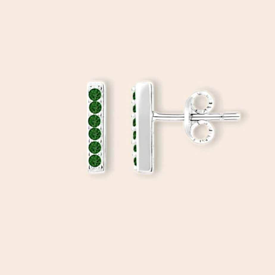 Puces ELISE  – Vert – Argent