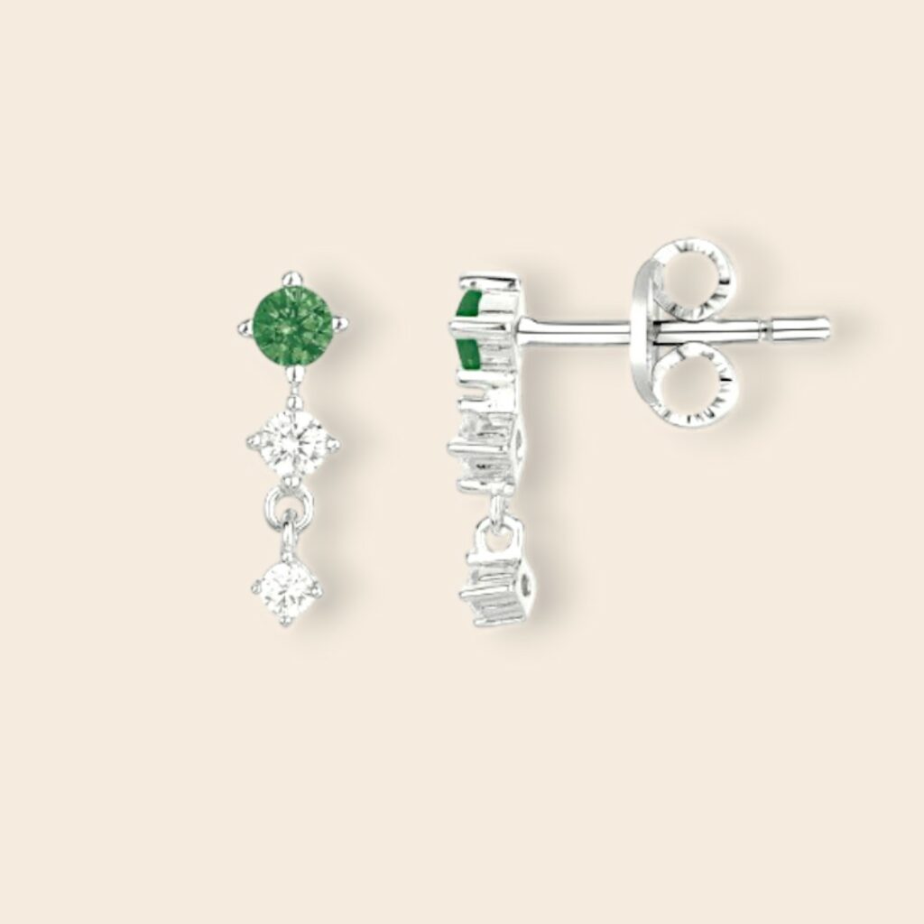 Puces EMIE  vert – Argent