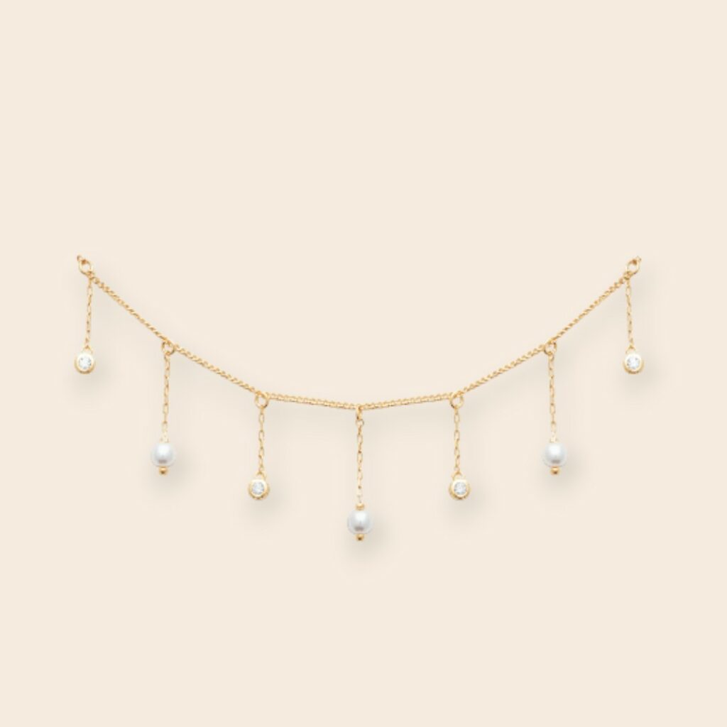 Collier MEANA perles – Doré