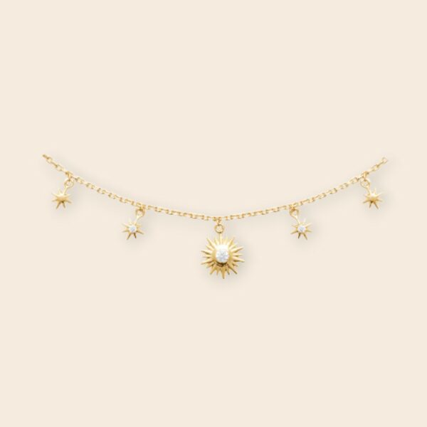 Collier ADARA étoiles - Doré