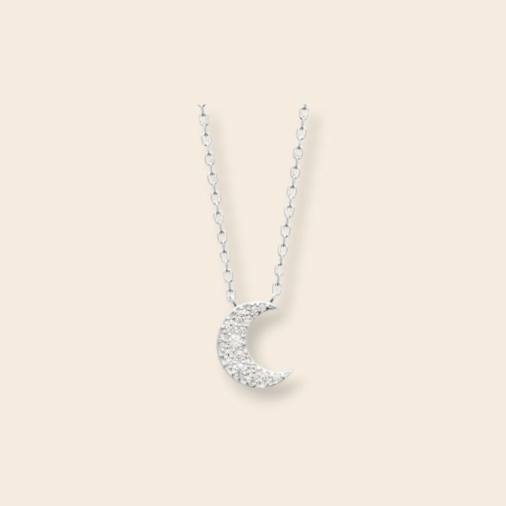 Collier CELIANE lune – Argent