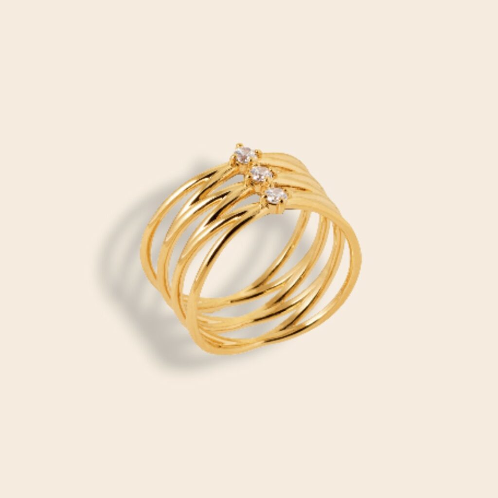 Bague XENA – Doré