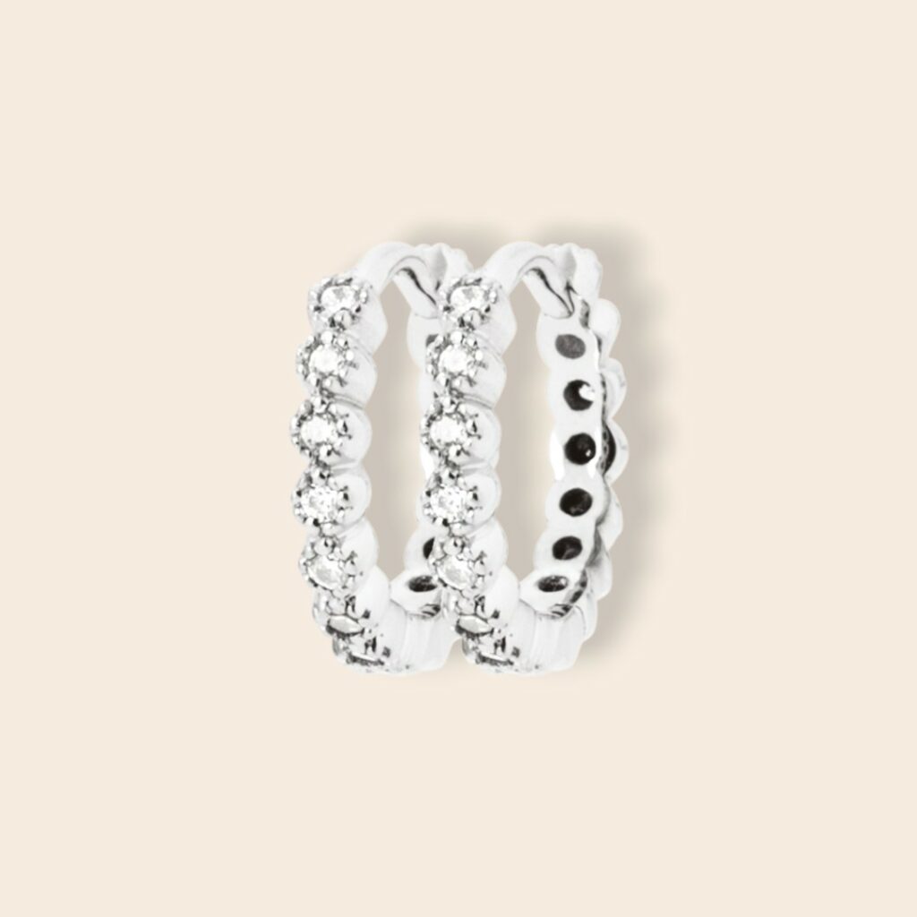 Créoles CHARLINE M – Argent