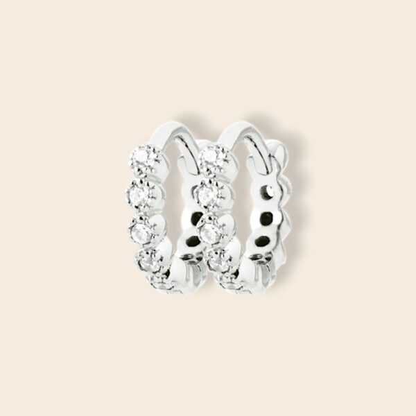 Créoles CHARLINE S - Argent