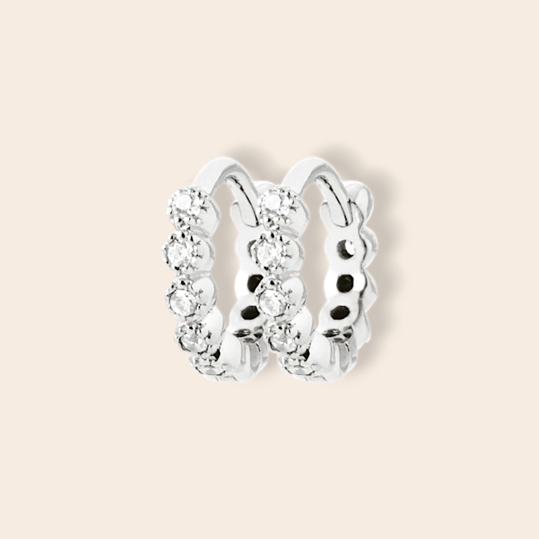 Créoles CHARLINE S - Argent