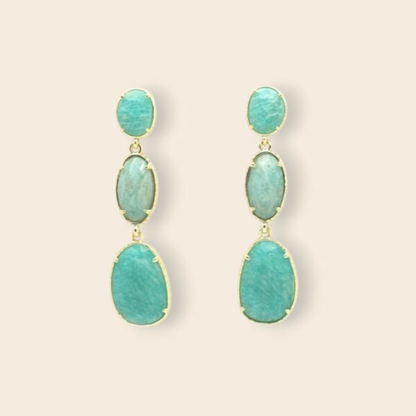 Boucles DEVA Amazonite