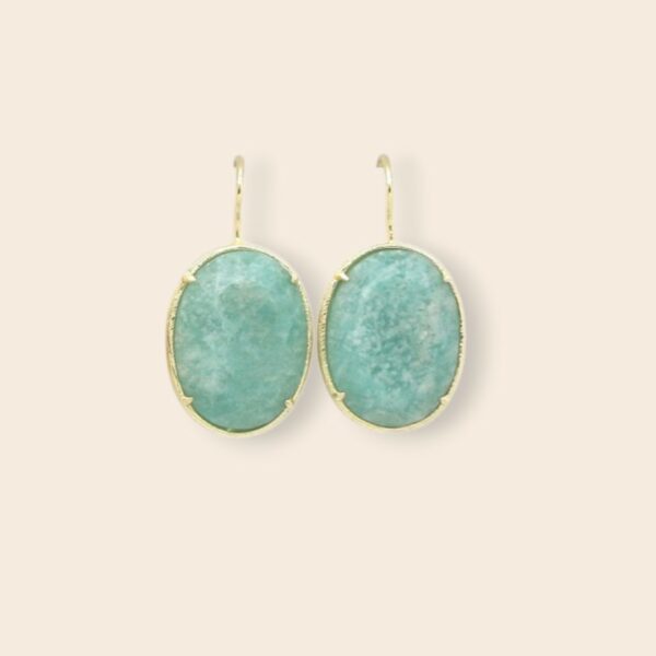 Boucles SUZANNE Amazonite