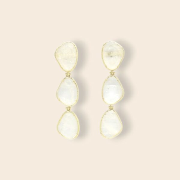 Boucles DEVA Cristal de roche