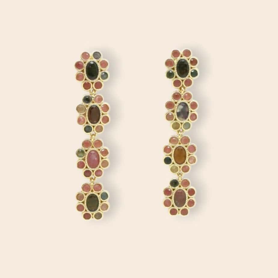 Boucles ATHENAIS XL Tourmaline