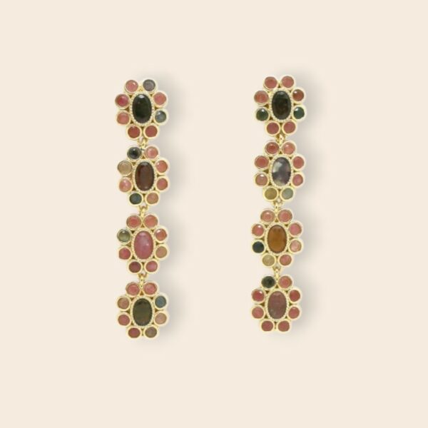 Boucles ATHENAIS XL Tourmaline