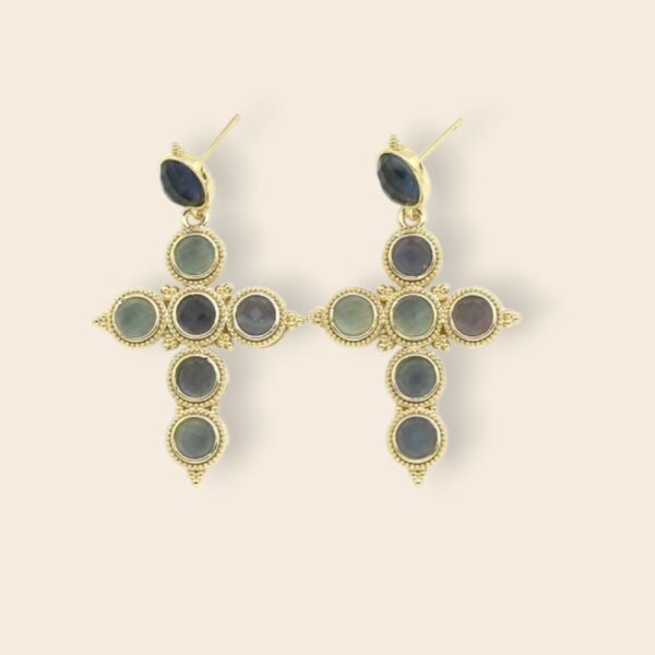 Boucles MARIA Fluorite