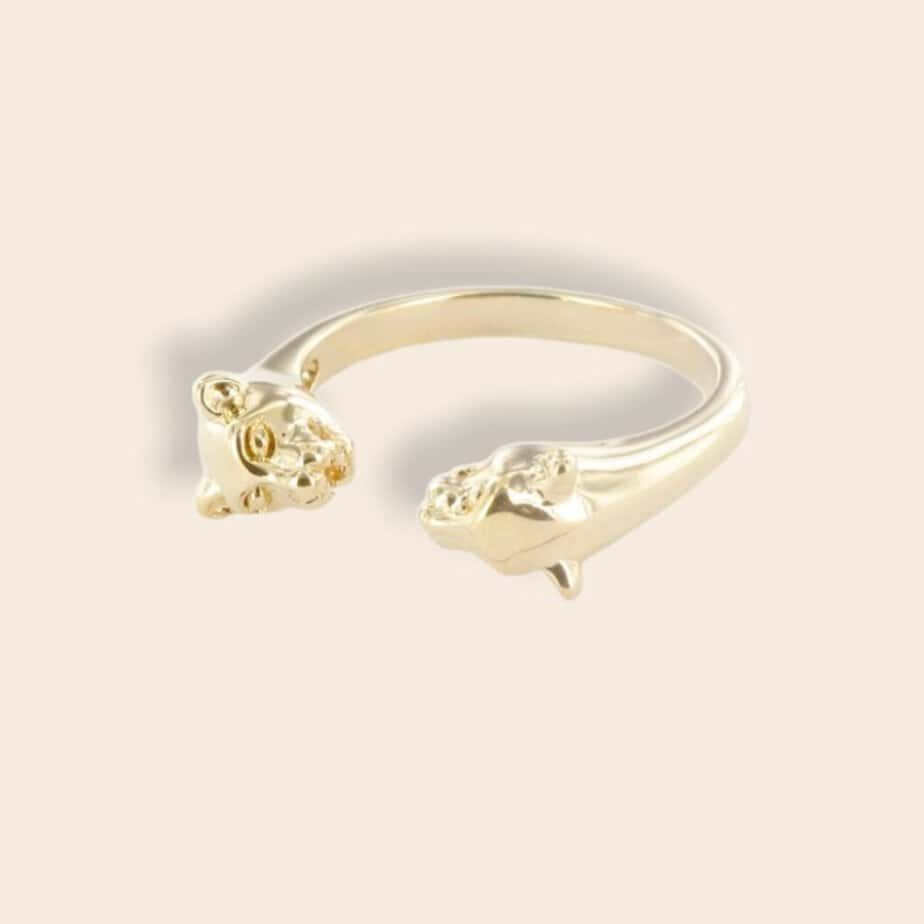Bague PANTHERE Doré