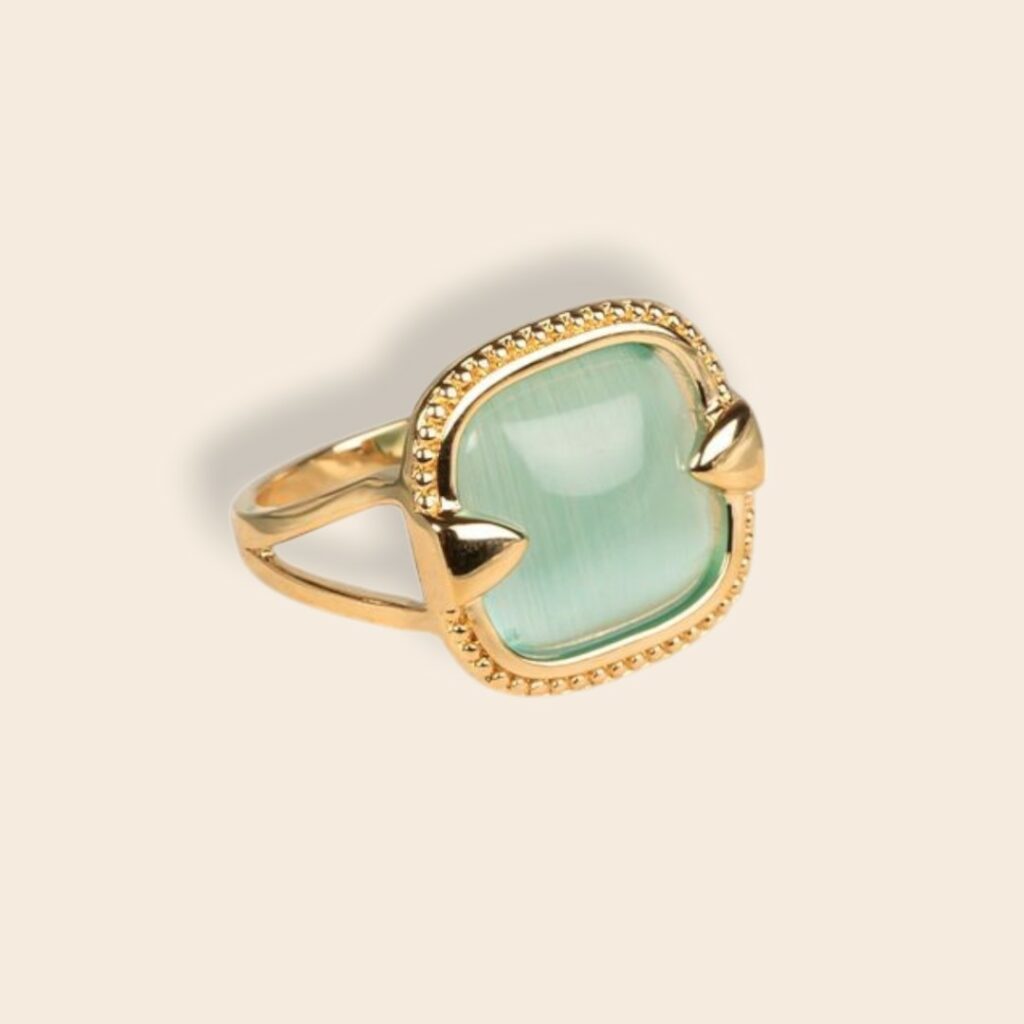 Bague GRACE XL Bleu turquoise