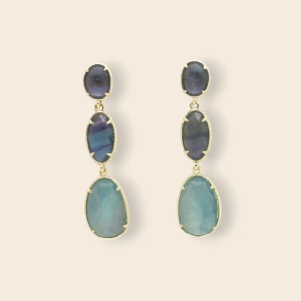 Boucles DEVA Fluorite