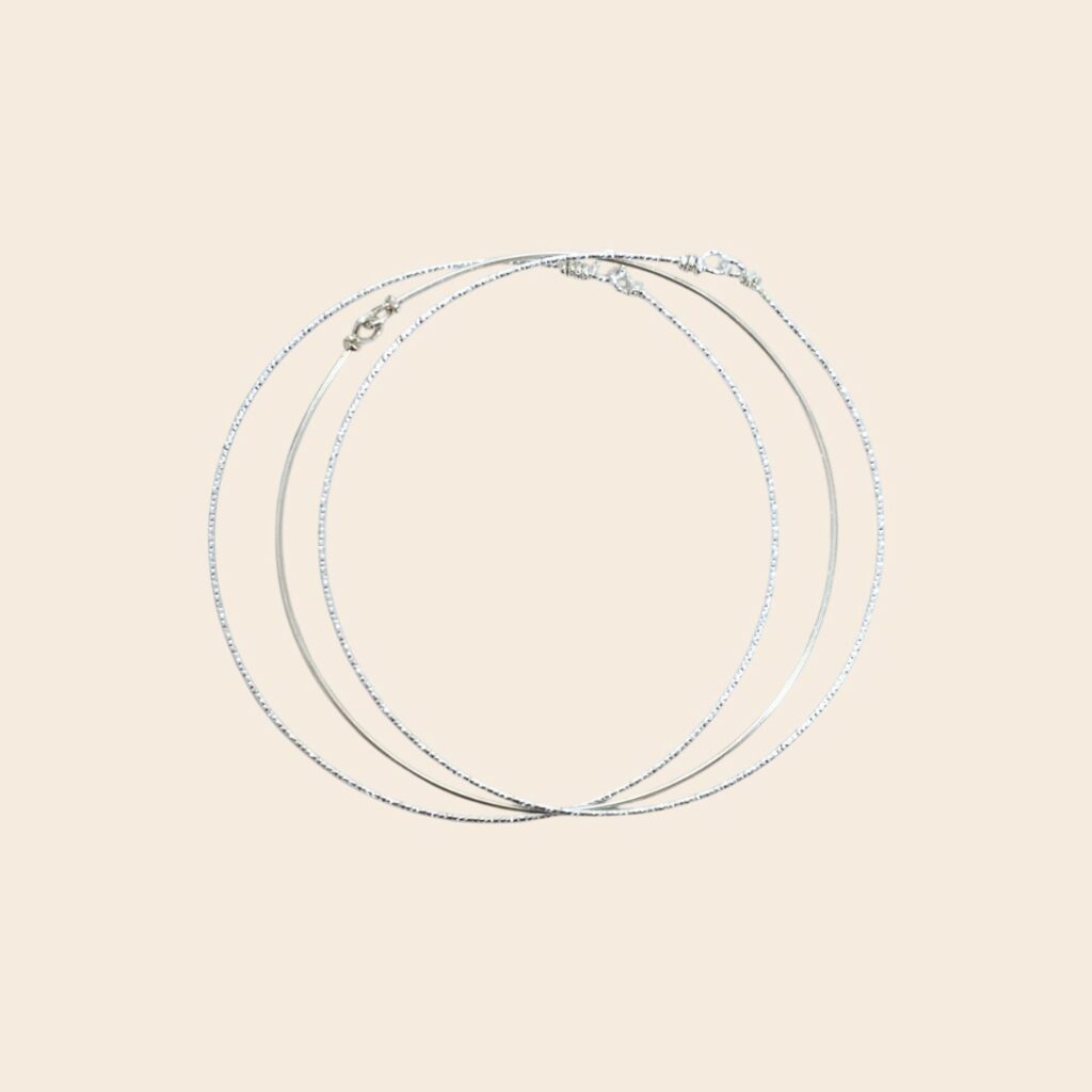 Bracelet 3 JADE Lisse et brillant Argent