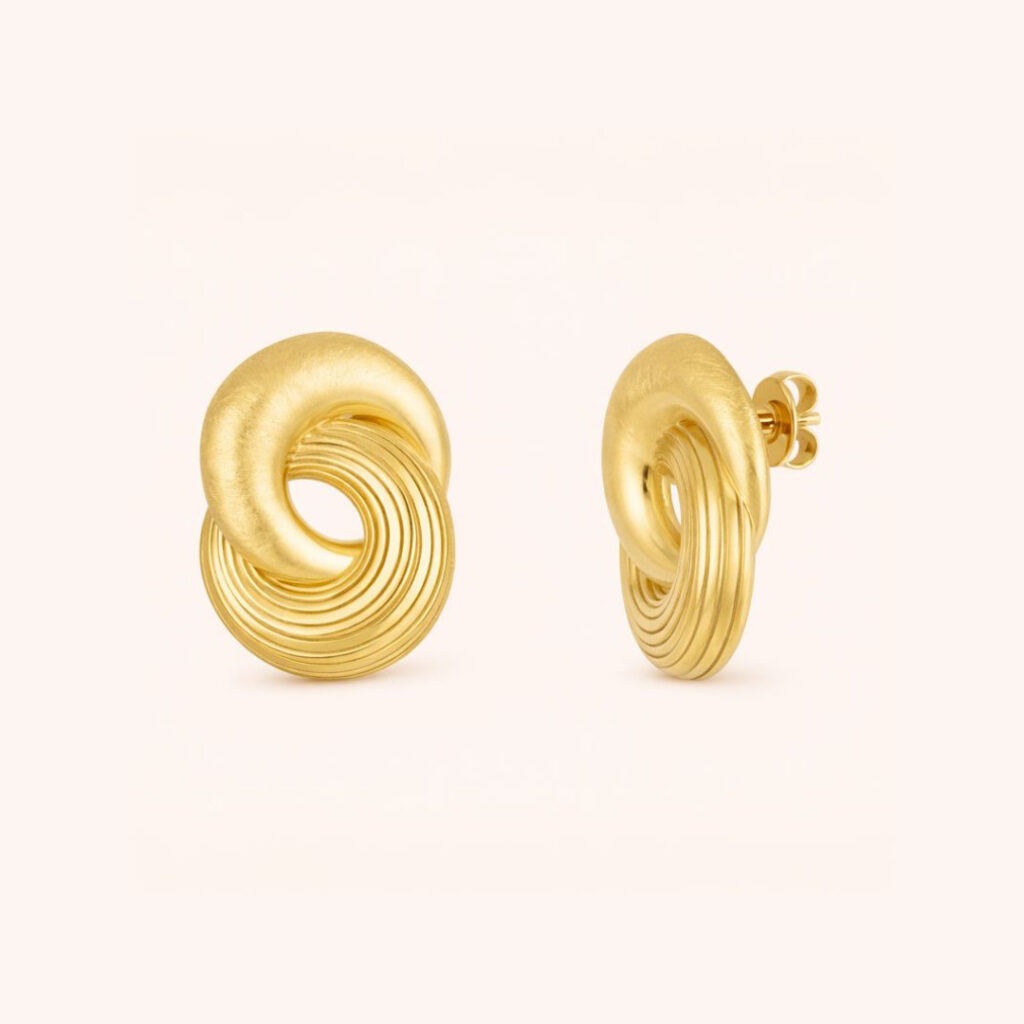 Boucles EVA doré