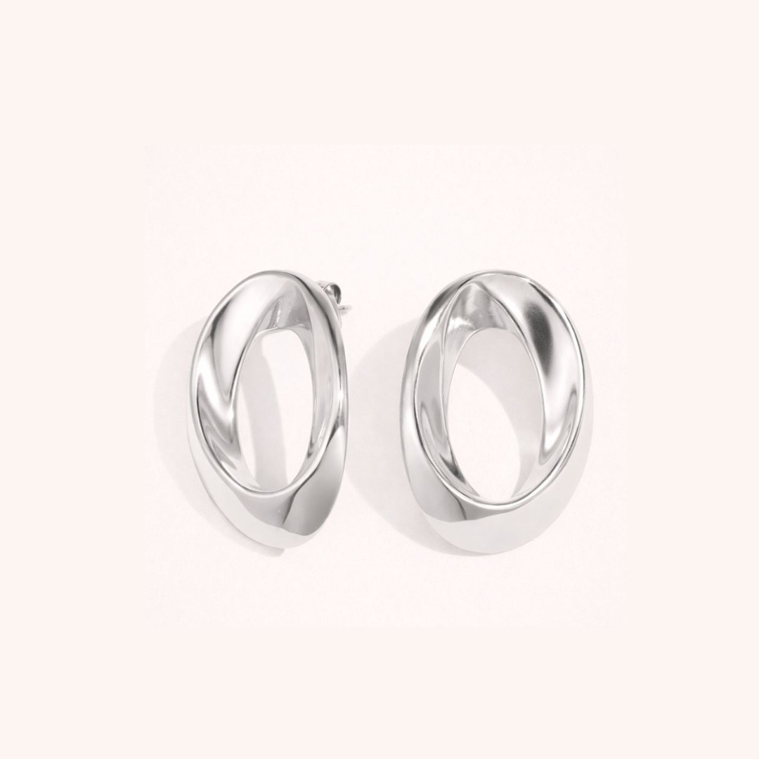 Boucles INAYA argenté