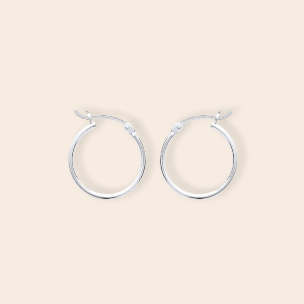 Créoles SISSY – Ø2cm – Argent