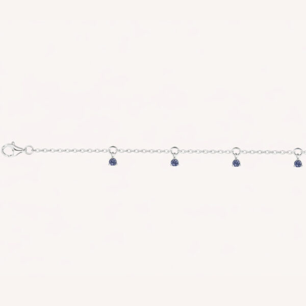 Bracelet ELYNE Argent bleue