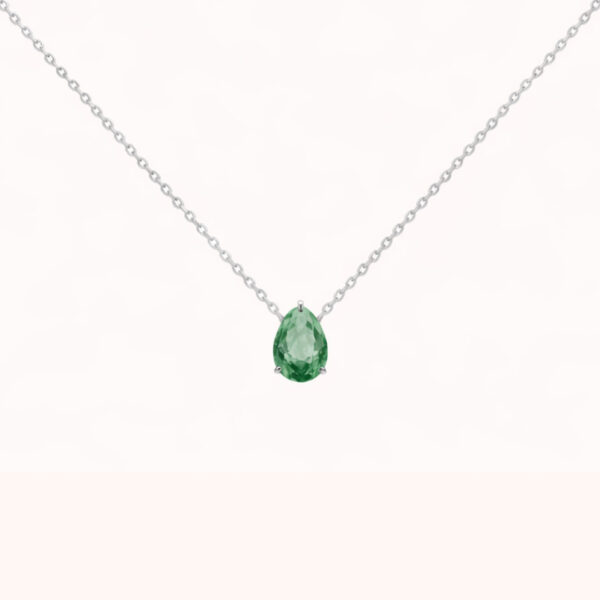 Collier Lys goutte Vert