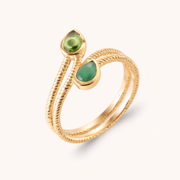 Bague GERALDINE doré