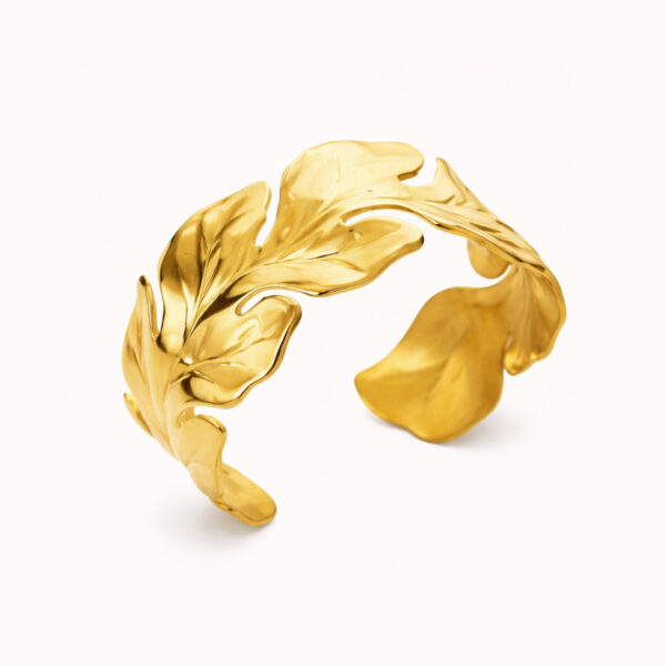 Manchette FEUILLAGE Doré