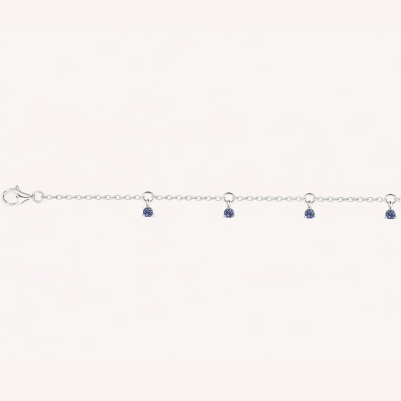 Bracelet ELYNE Argent bleue
