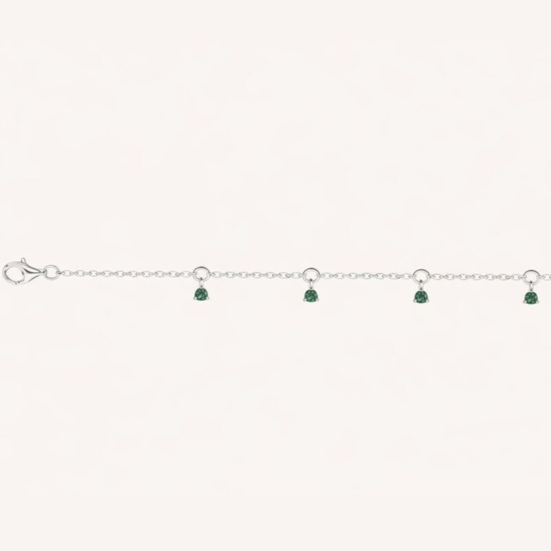 Bracelet ELYNE Argent vert