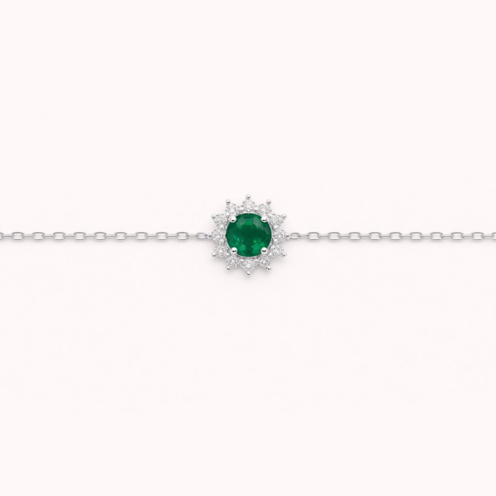 Bracelet ALMA Argent vert