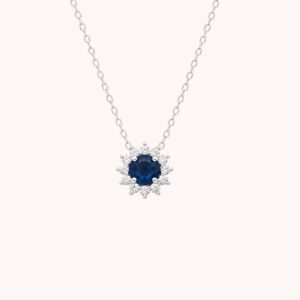 Collier ALMA - Argent - Bleu