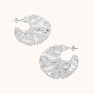 Boucles Élina - Acier Argenté