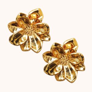 Boucles Lysiane - Acier Doré