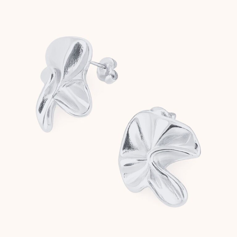Boucles Élise – Acier Argenté