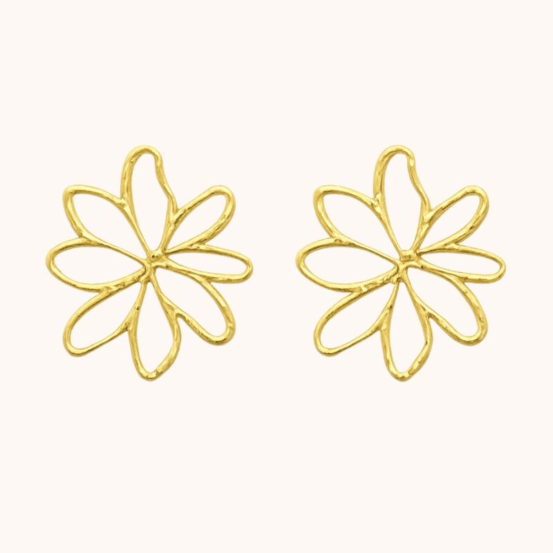 Boucles Giulia - Acier Doré